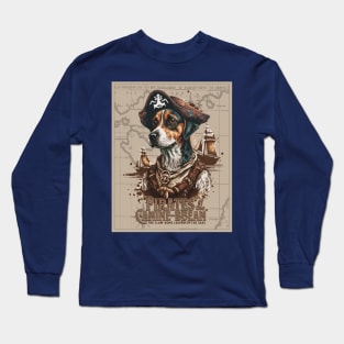 Pirate of the Cannine-Bbean Long Sleeve T-Shirt